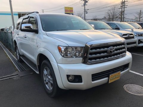 USトヨタ　セコイア　逆輸入車　４WD　プラチナム　サンルーフ　新車並行　SUV　アメ車　ファミリーカー　３ナンバー　　１ナンバー (1)